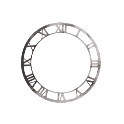 استیکر رزینی نقره ای طرح رینگ اعداد رومی قطر 15 cm