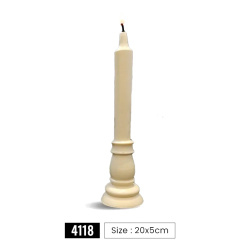 قالب سیلیکونی شمع کد 4118 سایز cm 20*5