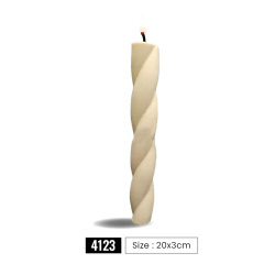 قالب سیلیکونی شمع کد 4123 سایز cm 20*3