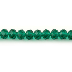 سنگ کریستال سبز شفاف سایز 6*8 mm