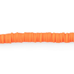 مهره فیمو واشری نارنجی نئونی سایز 6mm