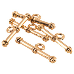 پایه قفل دستبند برنجی طلایی 24mm