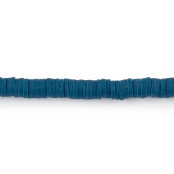 مهره فیمو واشری آبی سایز 6mm
