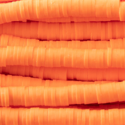 مهره فیمو واشری نارنجی سایز 6mm کد 39