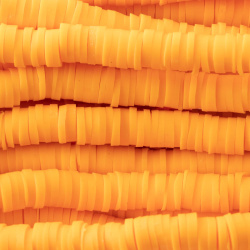 مهره فیمو واشری نارنجی سایز 6mm کد 40