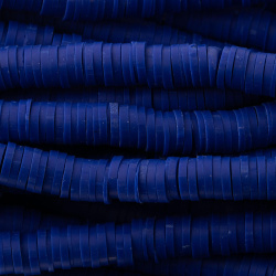 مهره فیمو واشری آبی سایز 6mm کد 100