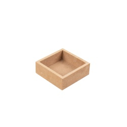 جعبه چوبی مربع ۱۱ CM