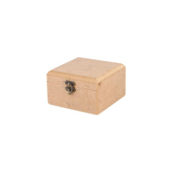 جعبه چوبی هور مربع 12*12 cm کد 3113
