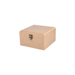 جعبه چوبی هور مربع 18*18 cm کد 3116