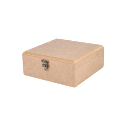 جعبه چوبی هور مربع 20*20 cm کد 3117