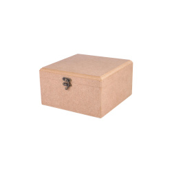 جعبه چوبی هور مربع 20*20 cm کد 3118