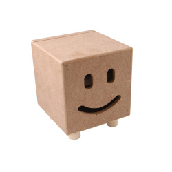 جعبه دستمال مکعبی طرح لبخند هور کد k0004