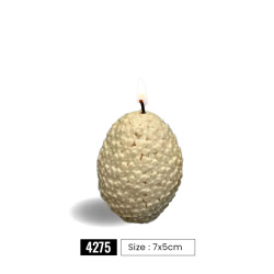 قالب سیلیکونی تخم مرغ شمع کد 4275 سایز cm 7*5