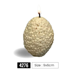 قالب سیلیکونی تخم مرغ شمع کد 4276 سایز cm9*6 