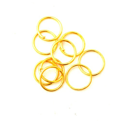 حلقه اتصال سایز 12 طلایی