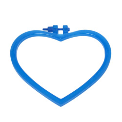 کارگاه پلاستیکی قلبی آبی 1۷.5 سانتی