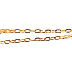 زنجیر آهنی دیپلمات طلایی کد 1 سایز 3*5 mm
