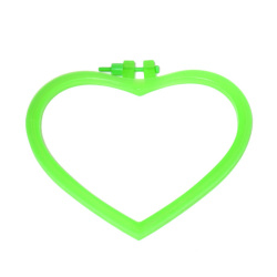 کارگاه پلاستیکی قلبی سبز 1۷.5 سانتی
