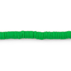 مهره فیمو واشری سبز پر رنگ سایز 6mm