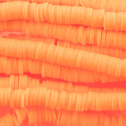مهره فیمو واشری نارنجی سایز 6mm کد 36