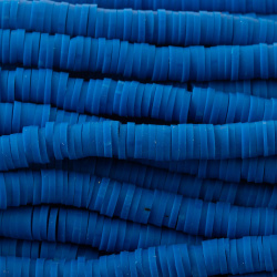 مهره فیمو واشری آبی سایز 6mm کد 97
