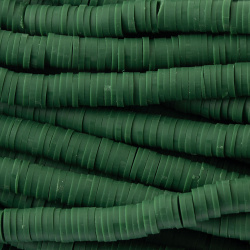 مهره فیمو واشری سبز سایز 6mm کد 107