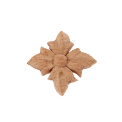 منبت چوب طبیعی هور طرح گل 4.5 سانتی کد 121