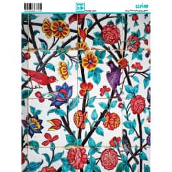 کاغذ دکوپاژ طرح گل و پرنده سایز A4 کد 6172