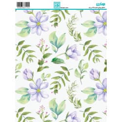 کاغذ دکوپاژ طرح گل سایز A4 کد 6174