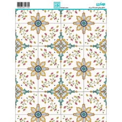 کاغذ دکوپاژ طرح اسلیمی سایز A4 کد 6179