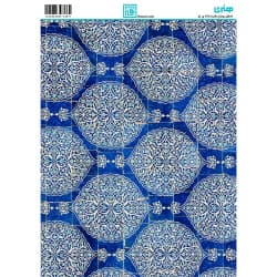کاغذ دکوپاژ طرح اسلیمی سایز A4 کد 6187