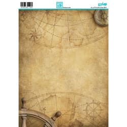 کاغذ دکوپاژ طرح سنتی سایز A4 کد 6190