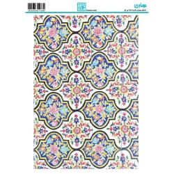 کاغذ دکوپاژ طرح سنتی سایز A4 کد 6199