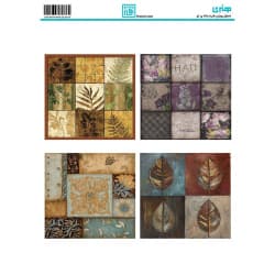 کاغذ دکوپاژ طرح برگ سایز A4 کد 6220