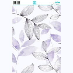 کاغذ دکوپاژ طرح برگ سایز A4 کد 6226