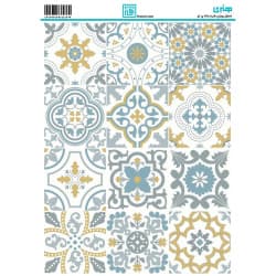 کاغذ دکوپاژ طرح اسلیمی سایز A4 کد 6234