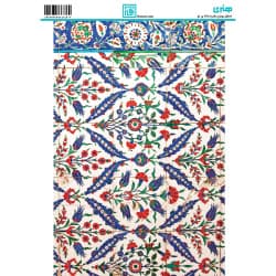 کاغذ دکوپاژ طرح اسلیمی سایز A4 کد 6237
