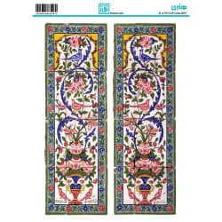 کاغذ دکوپاژ طرح کاشی سایز A4 کد 6241