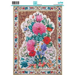 کاغذ دکوپاژ طرح گل سایز A4 کد 6330