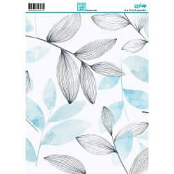 کاغذ دکوپاژ طرح برگ سایز A4 کد 6357