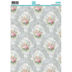 کاغذ دکوپاژ طرح گل سایز A4 کد 6384