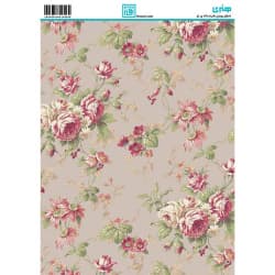 کاغذ دکوپاژ طرح گل سایز A4 کد 6389