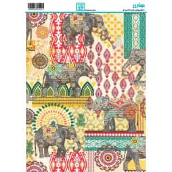 کاغذ دکوپاژ سایز A4 کد 6442