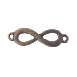 پلاک دستبندی طرح بی نهایت سایز 28*7 mm
