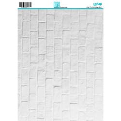 کاغذ دکوپاژ طرح دیوار آجری سایز A4 کد 6517