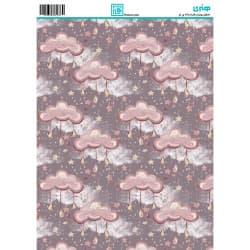 کاغذ دکوپاژ  سایز A4 کد 6526