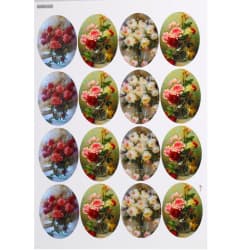 ترانسفر طرح گل سایز A3 کد 0039