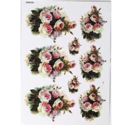 ترانسفر طرح گل سایز A3 کد 1103