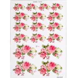 ترانسفر طرح گل سایز A3 کد 1234