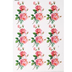 ترانسفر طرح گل سایز A3 کد 1270